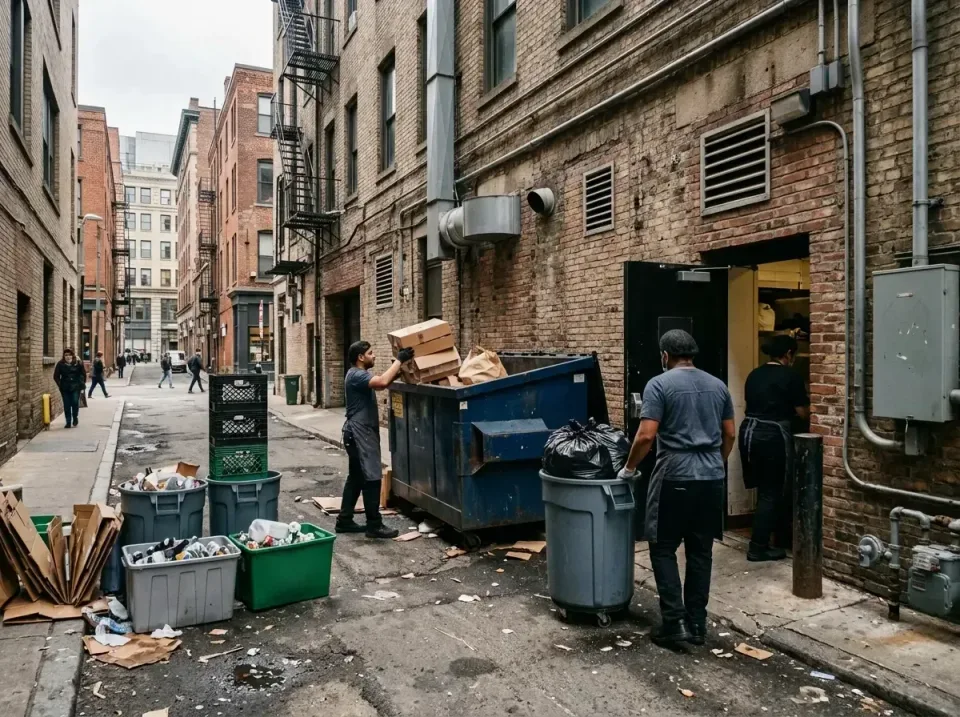 restaurant-back-alley-waste-re-002 — project overview, Residential and Commercial Roll-Off Dumpster Service in Pelham