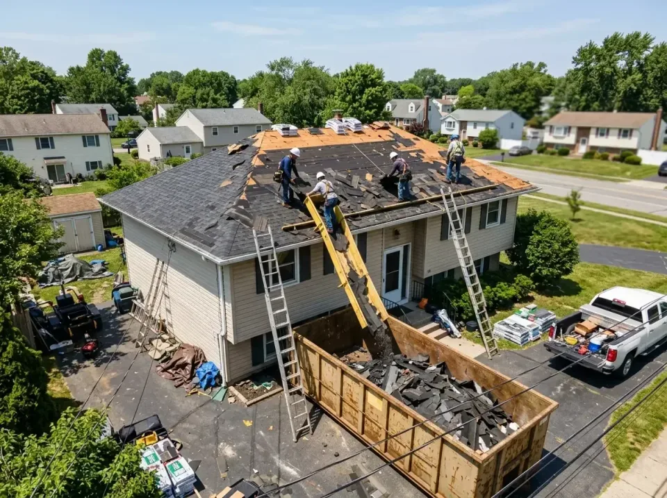 roofing-debris-removal-contain-004 — Pelham-Based Dumpster Service Across All States, Residential and Commercial Roll-Off Du…