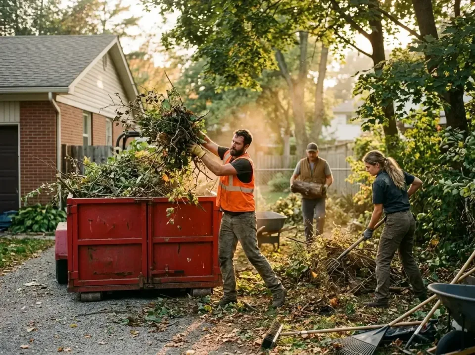 yard-waste-cleanup-crew-landsc-004 — Five Steps for Pelham Roll-Off Container Delivery, Residential and Commercial Roll-Off…