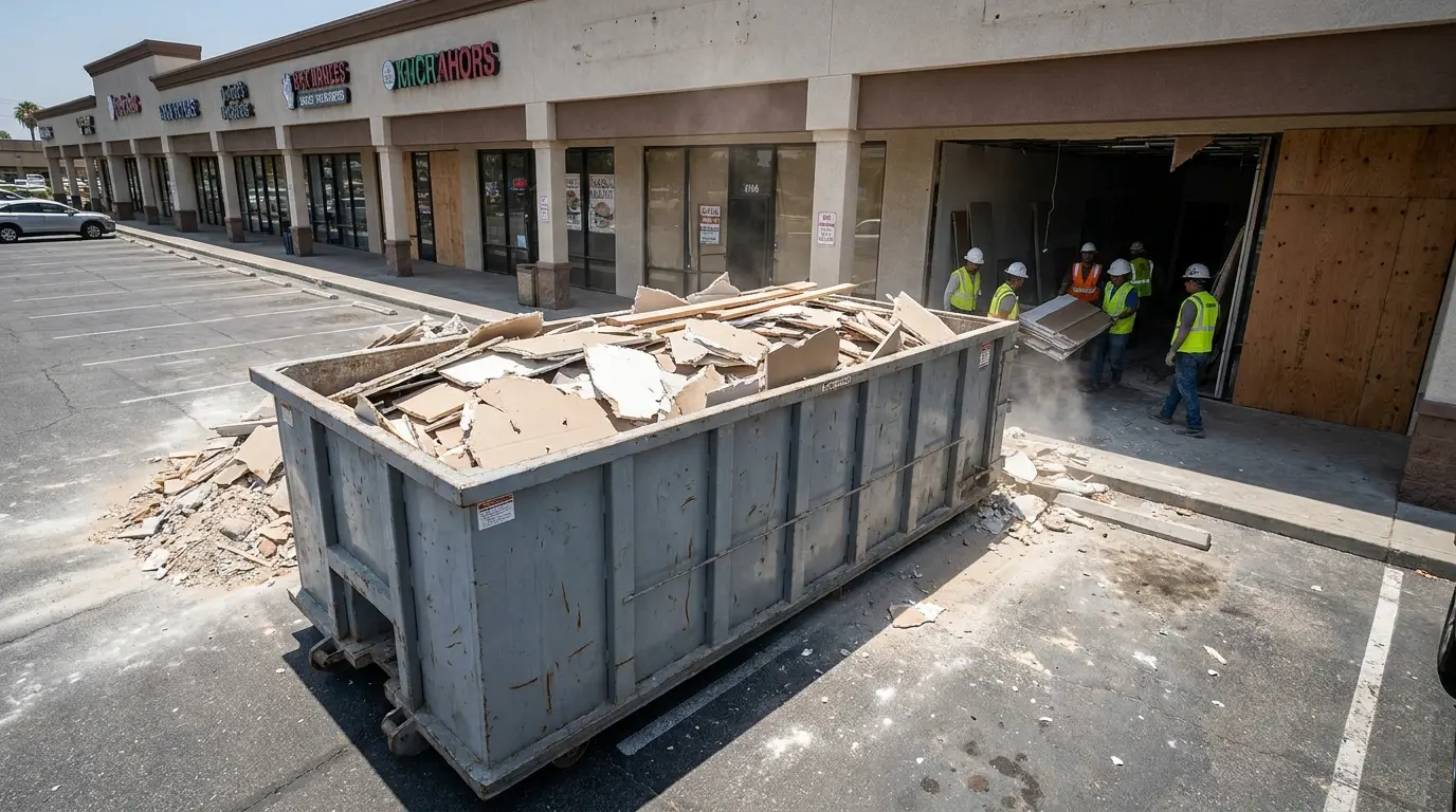 Dumpster Rental Service in Kerman, CA — detailed close-up