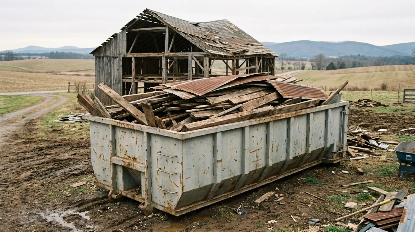 Dumpster Rental Service in Kerman, CA — specialist at work
